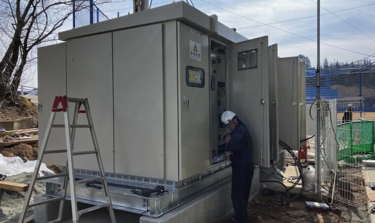 高圧受電設備工事写真