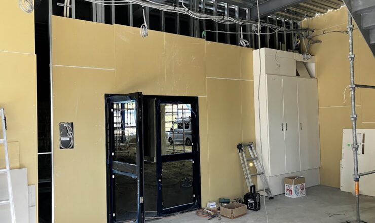 建物増築にともなう電気配線工事　事例写真